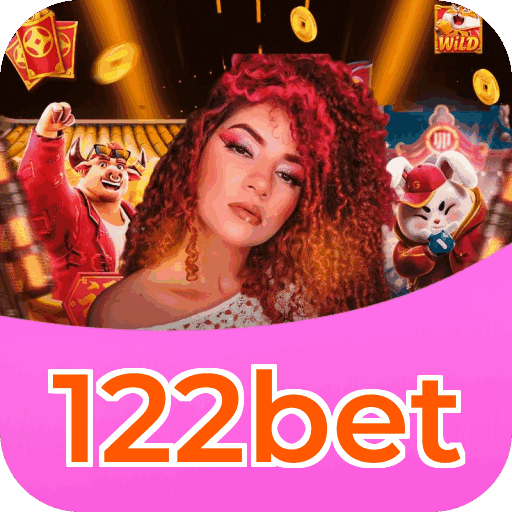 Interface do aplicativo 122bet mostrando jogos disponíveis no iOS e Android